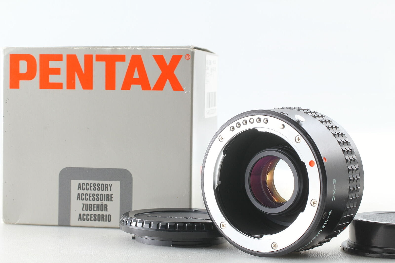 PENTAX - ＲＥＡＲ　ＣＯＮＶＥＲＴＥＲ－Ａ　２Ｘ－Ｓ Pentax Rear Converter-A 2X-S for K-Mount, Caps, Clean, Sharp