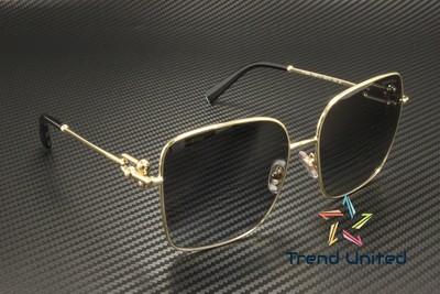 Pre-owned Tiffany & Co . Tf3094 6198t3 Pale Gold Grey Gradpolarized 58mm Women's Sunglasses In Grey Gradient Polar