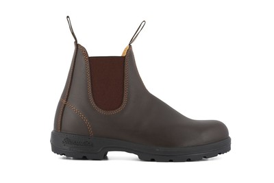 BLUNDSTONE BLUNDSTONE 550 WALNUSS BRAUNES LEDER AUSTRALISCHER CHELSEA STIEFEL MIT CREME
