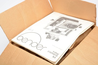 Vintage Bender 4x5 Large Format View Camera Wooden Frame kit.