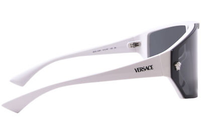 Pre-owned Versace Ve4461 314/87 Sunglasses White/grey 47mm W/extra Interchangeable Lenses In Gray