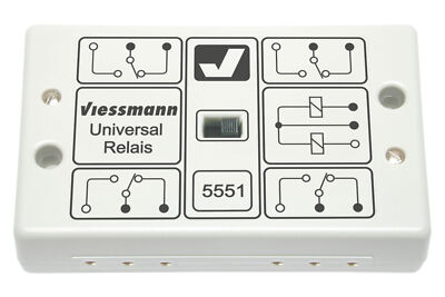Viessmann 5551 - Universal-Relais 1 X 4UM - Neuf