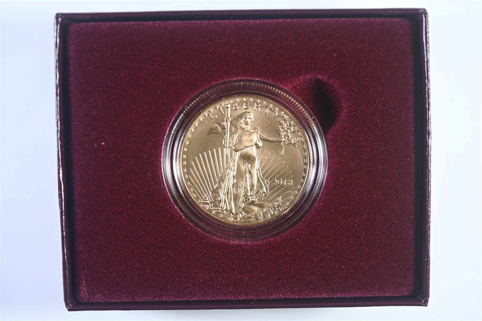 2018 W $50 1 oz Burnished Gold American Eagle Uncirculated - with OGP + COA