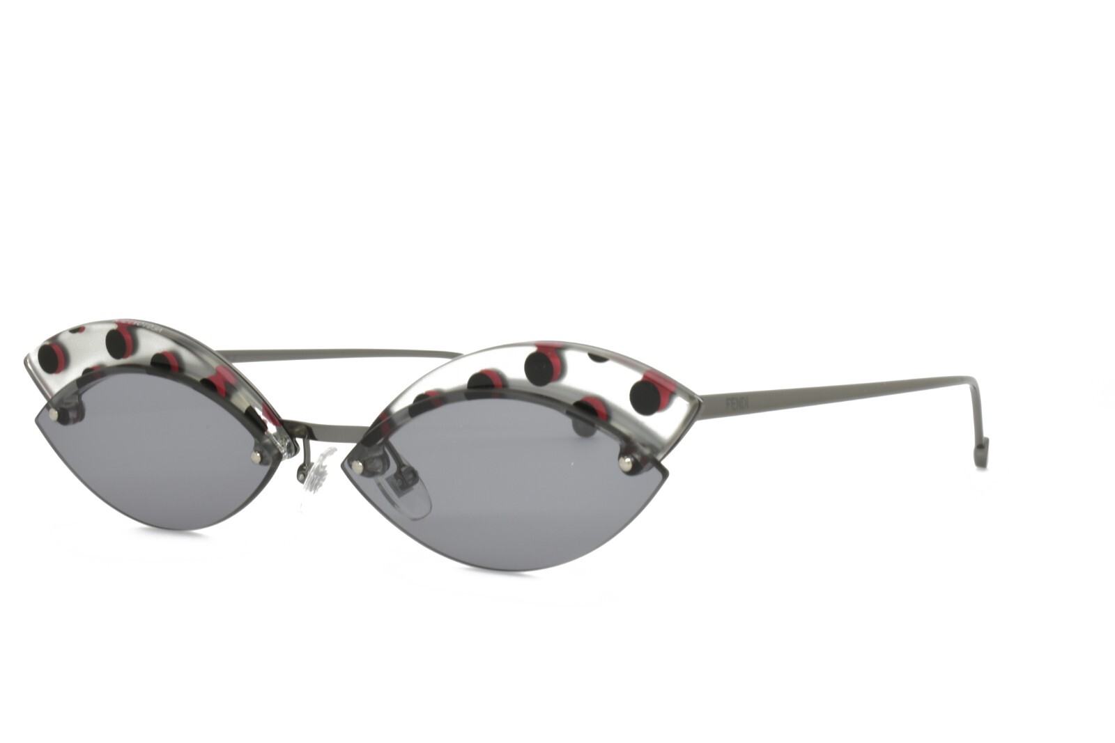 Fendi Sunglasses Dot Spotted Dalmatian Grey 58-13-140 370/S