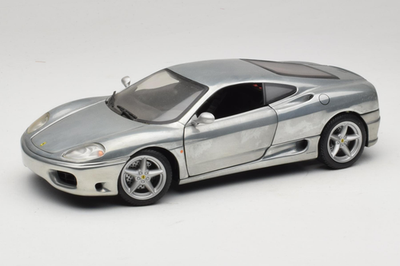 Ferrari 360 Modena Chrome Silver Hot Wheels 1:18 | 27774