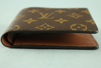 NWT Louis Vuitton M60895 Brown Monogram Canvas Multiple Bi-Fold Wallet -FreeShip