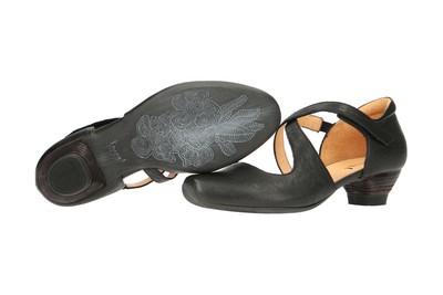 THINK THINK SCHUHE AIDA SCHWARZ DAMENSCHUHE RIEMCHEN PUMPS 3-000209-0000 NEU
