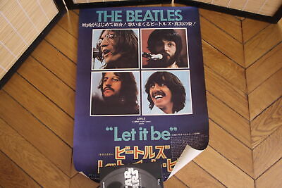 the beatles let it be original movie POSTER JAPAN B2 rare | eBay