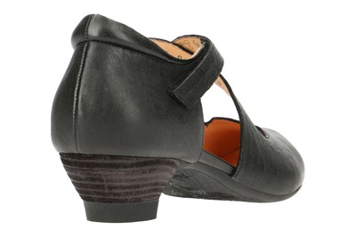 THINK THINK SCHUHE AIDA SCHWARZ DAMENSCHUHE RIEMCHEN PUMPS 3-000209-0000 NEU