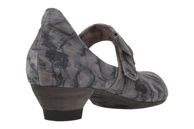 THINK THINK AIDA DAMENSCHUHE - RIEMCHEN PUMPS GRAU ELEGANT NEU