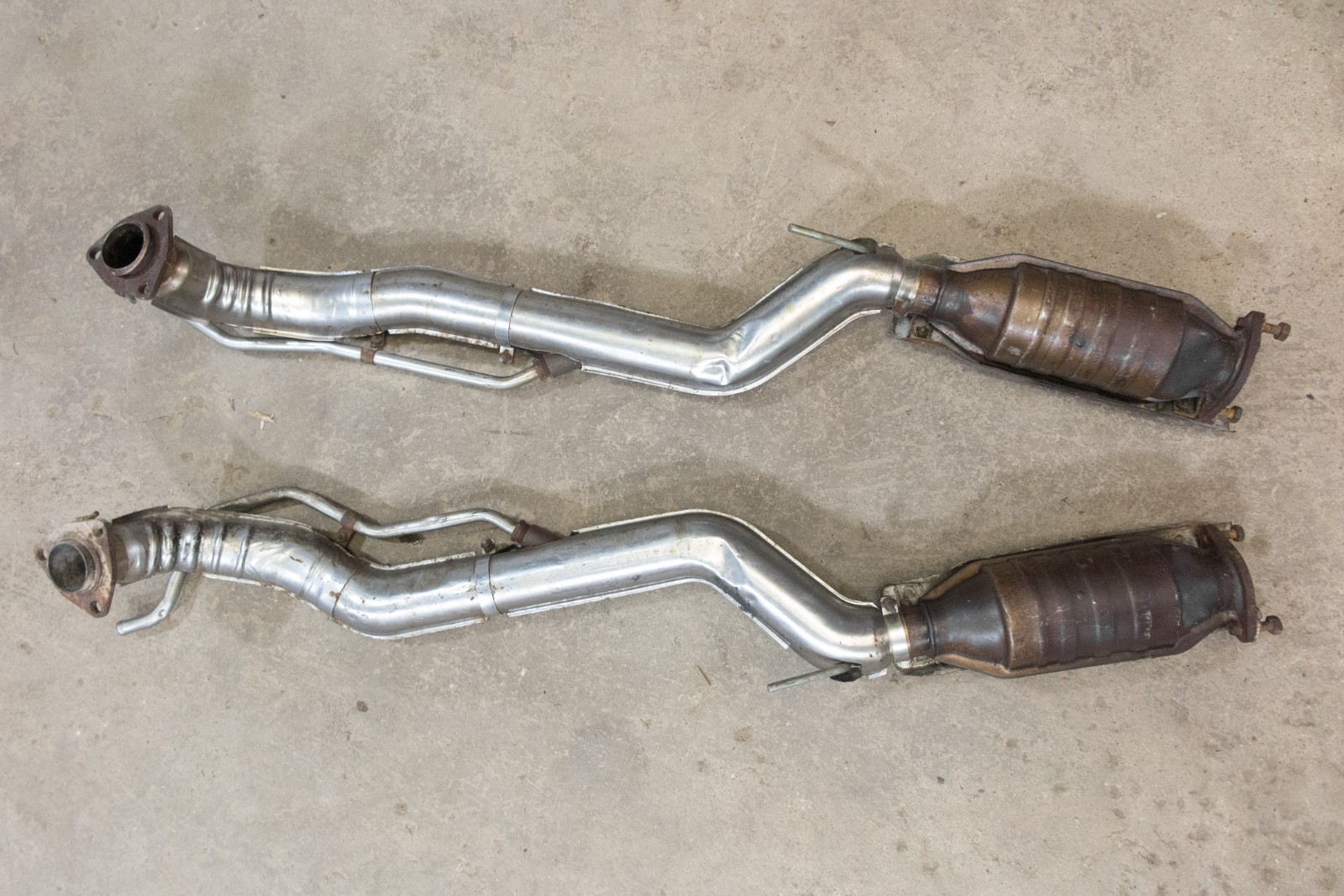 その他 NONNON 90-93 NISSAN 300ZX NON TURBO EXHAUST MANIFOLDS CATALYTIC 2+0