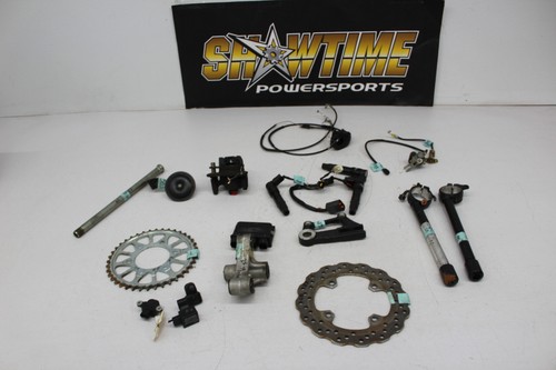 オロ11 ナロ10 オユ10 オロネフ10 06 KAWASAKI ZX10 PARTS LOT SENSORS LATCHES SPROCKET AXEL