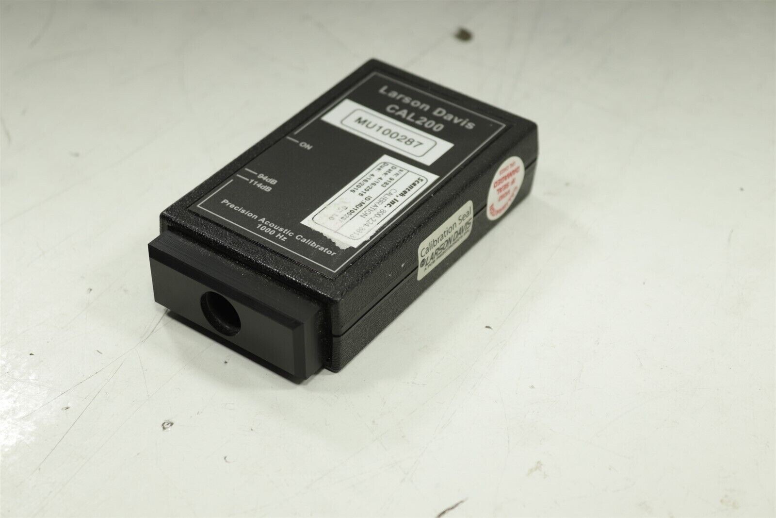Larson Davis CAL200 MU100287 Precision Acoustic Calibrator