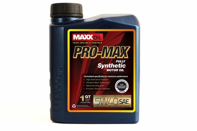 Pro Max 5w40 Premium Synthetic Motor Oil For Gasoline Engine - 1 Quart