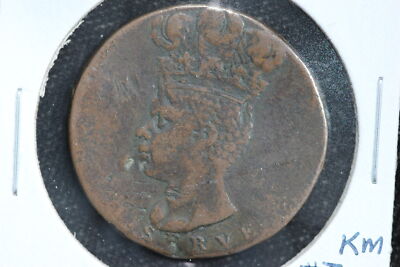 1792 Barbados Penny Merchant Token 4I4E