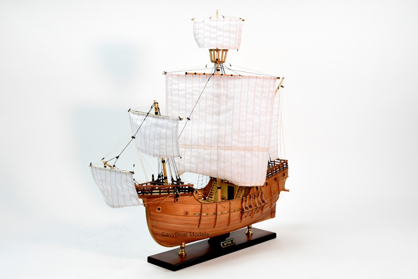 The Matthew Handmade Wooden Tall Ship Model 32