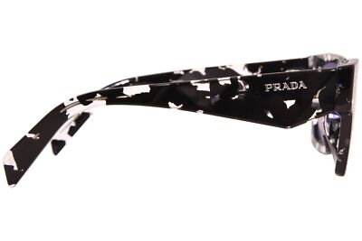 Pre-owned Prada Sunglasses Pra06s 15o50b 50mm Tortoise Black Crystal / Violet Mirror Lens In Violet Mirror Internal
