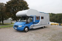 2006 "56" Plate Dethleffs Fortero 6 Berth Motorhome With Fixed Rear Bed & Garage