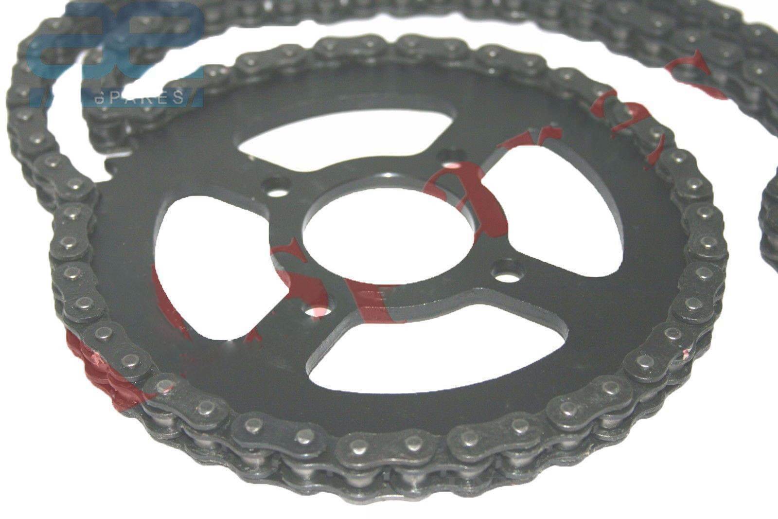 4 Holes Chain  & Front Rear Sprocket Set Fits For  KTM Duke 200 Motorcycle