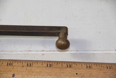 Vintage Brass and steel Overhead Door Holder Stop Closer