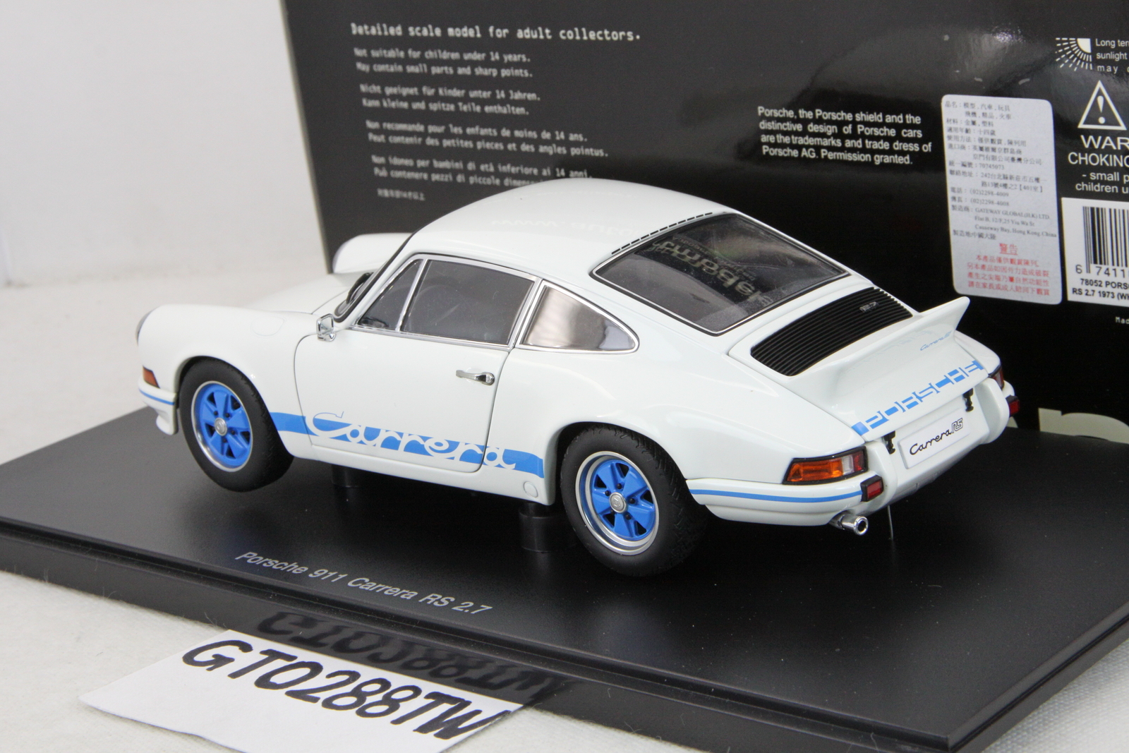 ミニカー UTmodels 911 Carrera RS 1/18 REPSOL 1/18 Runner Porsche 911 Carrera RSR 3.0 KS-R Modified