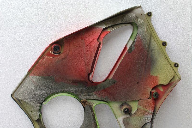 か様 1997 KAWASAKI NINJA ZX6R ZX600 F3 (#300) LEFT SIDE COVER PANEL