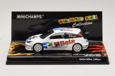 Ford Focus RS WRC #46 V. Rossi / C. Cassina RAC Rally 2007 Minichamps 1:43