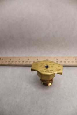 TYCO Brass Attic Sprinkler Head W3 175 psi 3/4