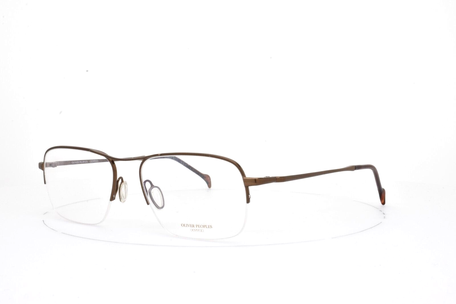 Oliver Peoples Eyeglasses Half Rim JAPAN 53-17-135 Displayed