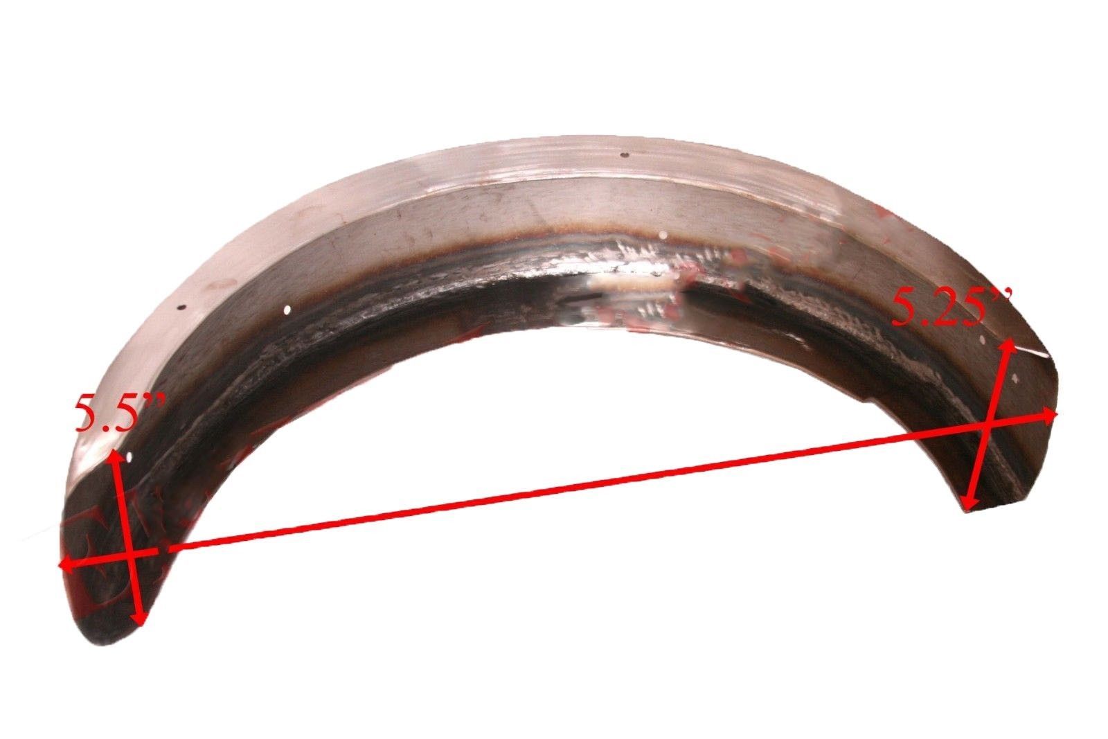 BSA Front & Rear Mudguard Fender Set Raw Bare Metal A7 A10 Swinging Arm  