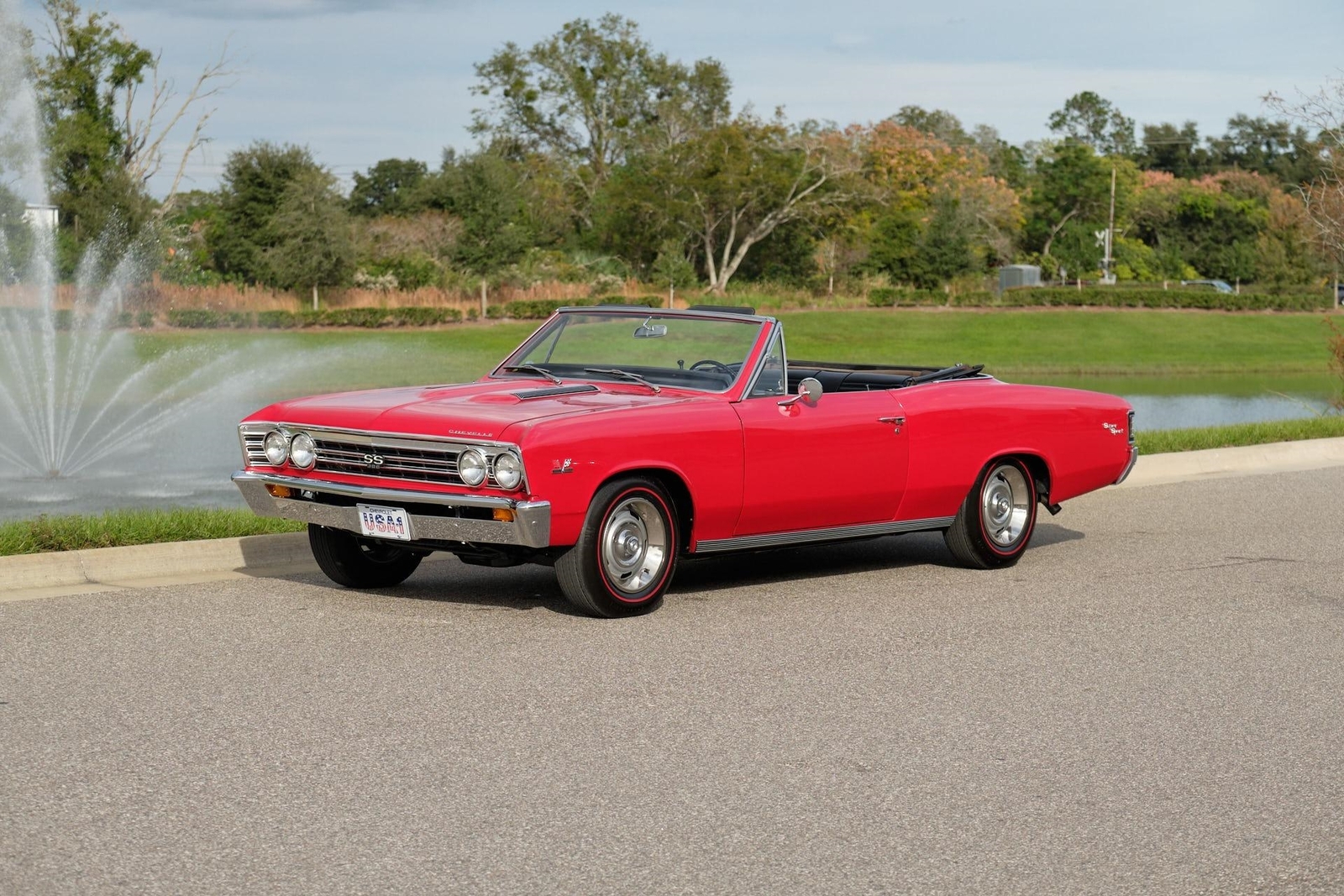 1967 Chevrolet Chevelle Convertible, 396 Big Block V8 Red