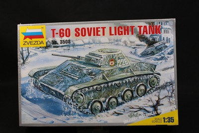 XV035 ZVEZDA 1/35 maquette tank char 3508 Soviet Light Tank T-60 T 60