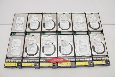 Lot of 6 NetApp X480A-R6 8TB (2X4TB) 3.5'' SATA 7.2K HDD