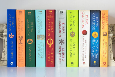 OUTLANDER Complete Series Lot of 10 (#1-9+ ) Set LARGE Trade PB Books Gabaldon