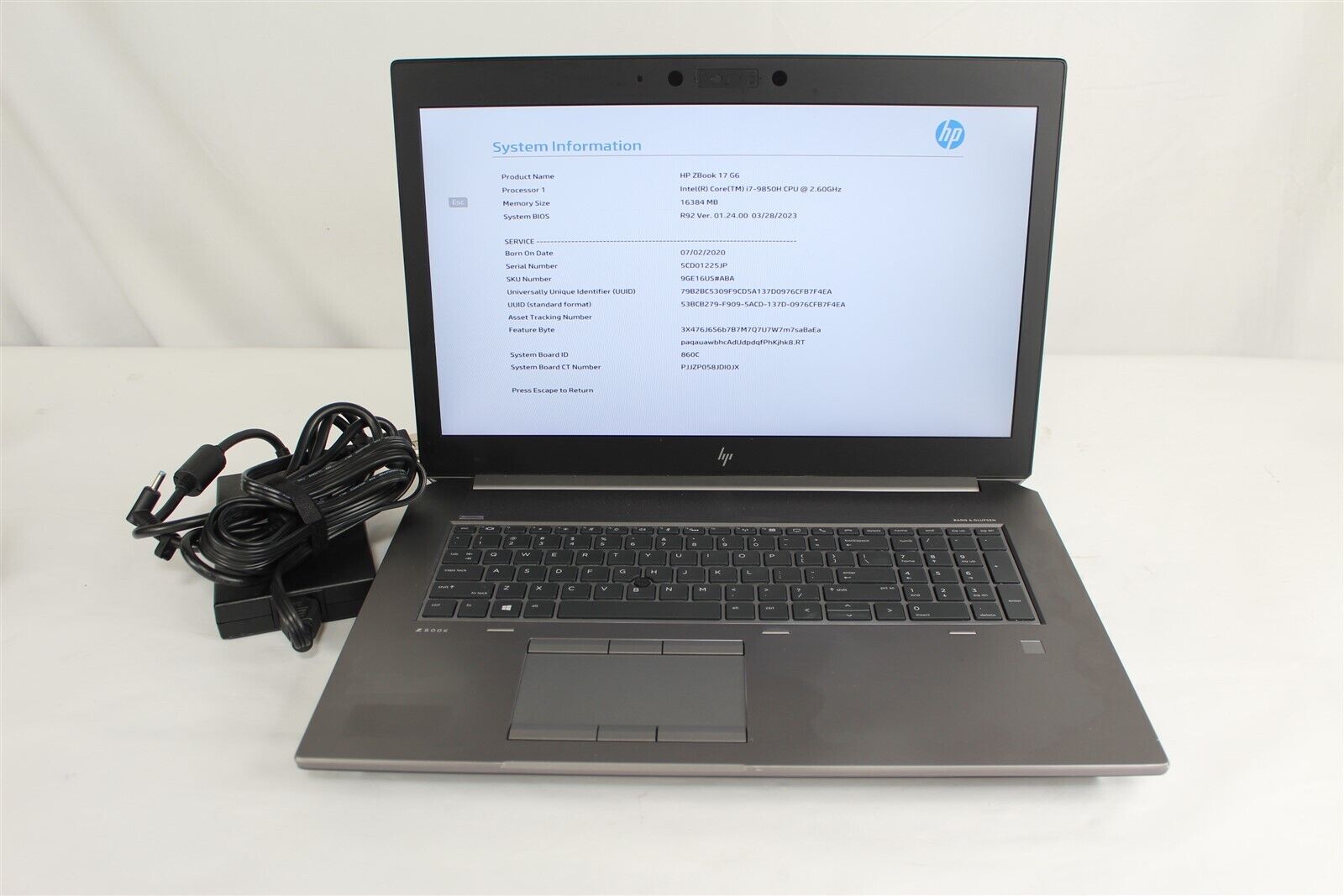 HP ZBook 17 G6 17.3 HP ZBook 17 G6 17.3