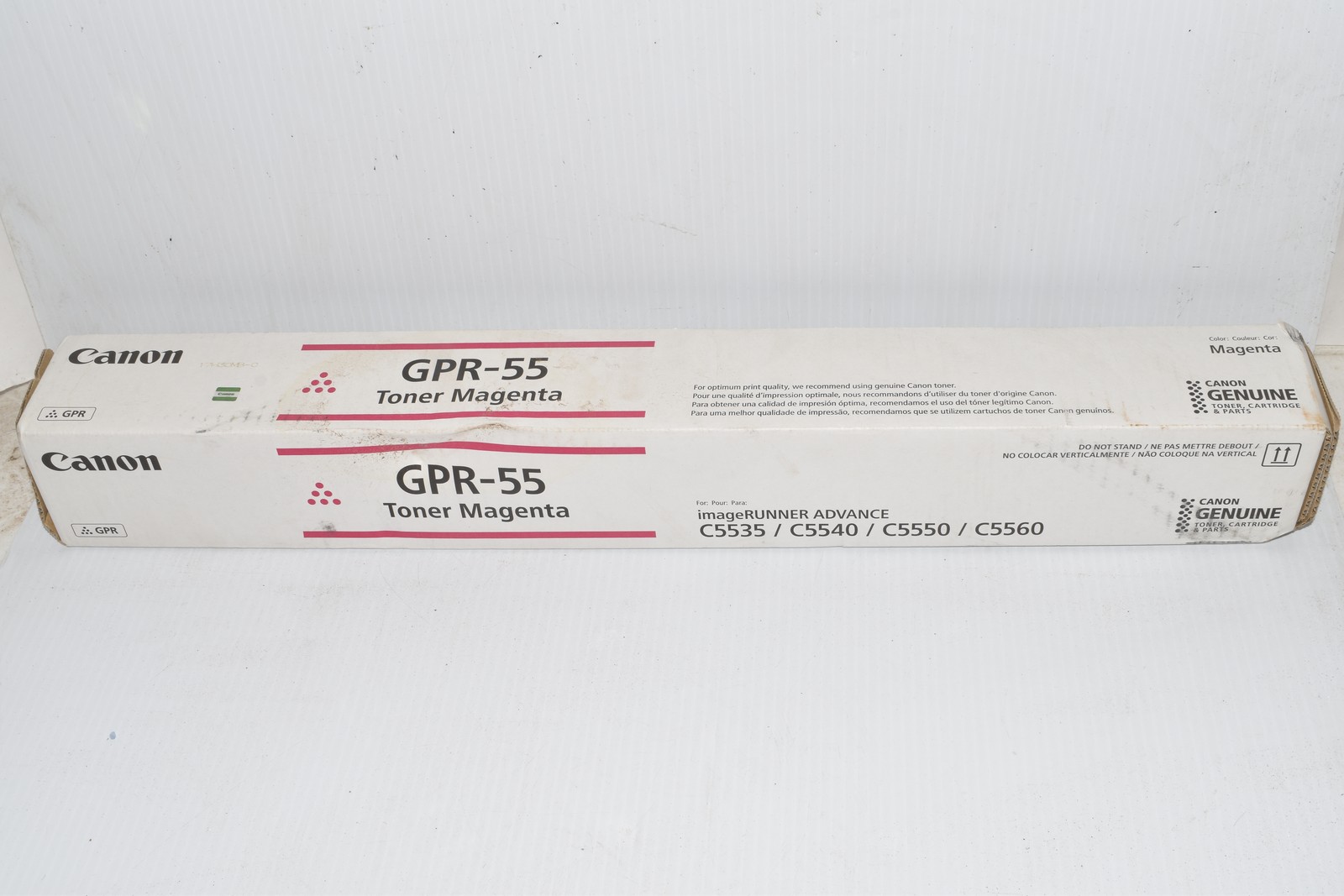 Canon Genuine MAGENTA Toner Cartridge GPR-55 LOT OF TWO  (#3842)