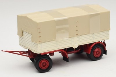 Truck Trailer Canvas White Red Minichamps 1:43 | 439159096