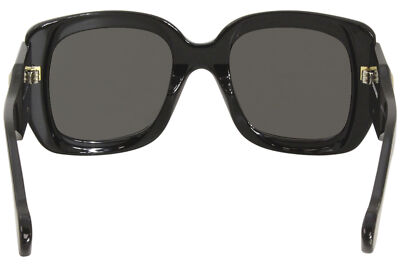 Pre-owned Balenciaga Extreme Bb0069s 001 Sunglasses Women's Black/grey Lenses Square 53-mm In Gray