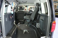 VW Caddy Transfer From Wheelchair To Drivers Seat Car Remote Open 6 way Seat WAV