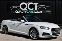 2017 Audi A5 2.0 TDI S Line Convertible *Torfana Crystal White + Huge Spec*