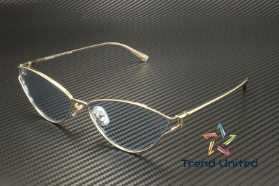 Pre-owned Tiffany & Co Tiffany Tf3095 6196mf Pale Gold Photo Azure 61 Mm Women's Sunglasses