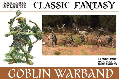 Goblin Warband - plastic 28mm figures kit (x30) Wargames Atlantic WAACF004