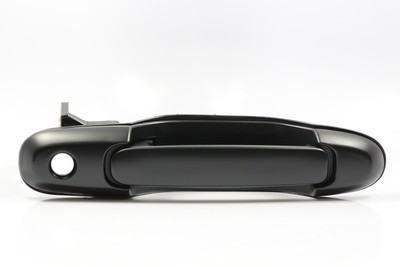 Exterior Door Handle Smooth Black Front RH Passenger Side w/Keyhole for Sienna