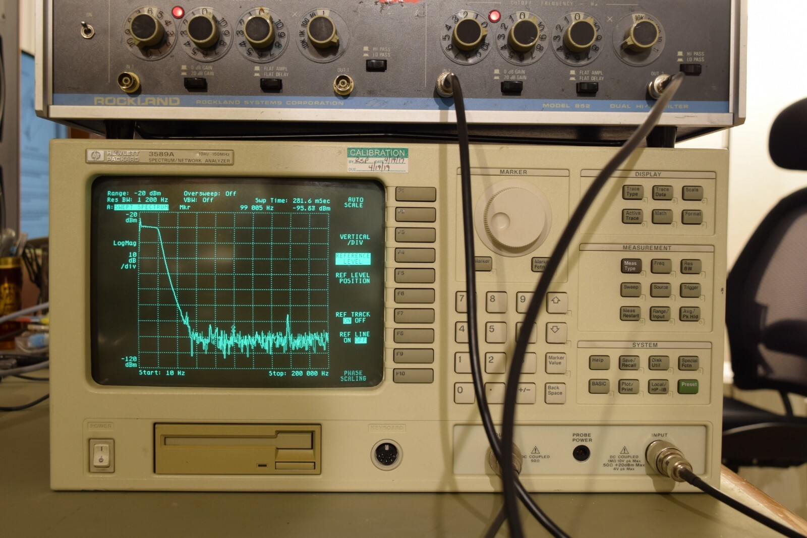 HP 3589A Spectrum / Network Analyzer HP 3589A 10Hz to 150Mhz Spectrum Network Analyzer ⁄w New