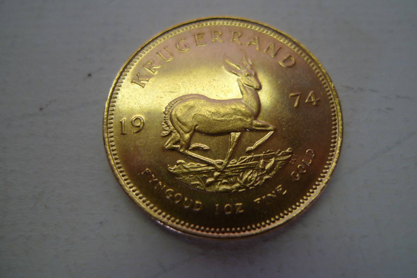 1 oz South African Krugerrand Gold Coin - 1974