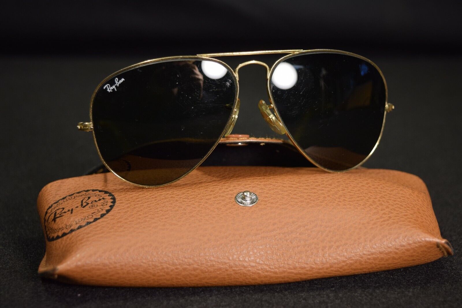 58 -14 VINTAGE B&L RAY BAN AVIATOR SUNGLASSES & CASE | eBay 58 -14 VINTAGE B&L RAY BAN AVIATOR SUNGLASSES & CASE | eBay
