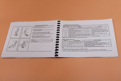 Singer MX231 Owners Instruction Manual 40 Pages With Clear Protective Covers 