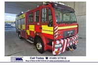2007 MAN M2000 4X2 14 TON AUTO TVAC 6 SEAT CREW CAB FIRE TENDER NA Diesel Automa