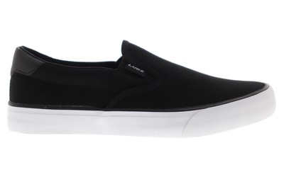 

Lugz Clipper MCLIPRC-060 Мужские черные парусиновые кроссовки без шнуровки, Черный, Lugz Clipper