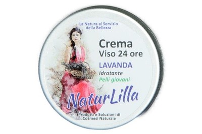 Centisia Crema Viso Idratante alla Lavanda 50ml, Idratante 24 Ore
